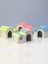 Renk Stili 14X9.5X8CM Küçük Evcil Hayvan Evi Küçük Hayvan Uyku Yuvası Hamster Gine Domuzu Gizli Gökkuşağı Evi Ahşap Plastik Montaj Altın Ayı Malzemeleri (Yurt Dışından) 4