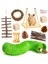 11 Adet Set Stili Hamster Oyuncak Setleri Tavşan Kobay Gelincik Oyun Molar Ürün Seti Boru Ahşap Set Oyuncak Hamster Lla Için Kuş Küçük Evcil Hayvanlar Oyuncaklar (Yurt Dışından) 2