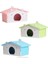 R-S Tarzı Fare Fare Komik Hamster Yuvası Villa Renkli Ahşap Yatak Evi Için Hamster Evi Kafesleri (Yurt Dışından) 2