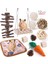12'li Paket Stili Hamster Tavşan Çiğneme Oyuncak Seti Bite Eziyet Diş Oyuncakları Mısır Havuç Dokuma Topları Diş Temizleme Molar Evcil Hayvan Malzemeleri (Yurt Dışından) 1
