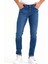 Digital Jeans Dar Kesim Slim Fit Erkek Koyu Mavi Kot Pantolon 3