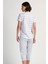 Kadın Kısa Kol Kaprili Pijama Takım , 312032 4