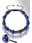 Sertifikalı Silver Hematitli Lapis Lazuli Taşı Bileklik - Ayarlamalı 1