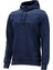 Erkek Standart Fit Kapüşonlu Baskılı Cepli Lacivert Sweatshirt 1