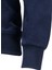Erkek Standart Fit Kapüşonlu Baskılı Cepli Lacivert Sweatshirt 2