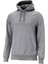 Erkek Standart Fit Kapüşonlu Baskılı Cepli Gri Sweatshirt 1
