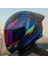 Rapid 2 Optik Race Full Face Motosiklet Kaskı Yarış Spoilerlu Şeffaf + Gökkuşağı Vizörlülü 1