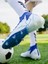 Yüksek Top Erkek Futbol Ayakkabısı Çim Antrenman Kramponları Krampon Çocuk -Beyaz-37 (Yurt Dışından) 3