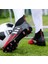 Yüksek Top Erkek Futbol Ayakkabısı Çim Antrenman Kramponları Krampon Çocuk -Mavi-35 (Yurt Dışından) 2