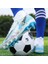Yüksek Top Erkek Futbol Ayakkabısı Çim Antrenman Kramponları Krampon Çocuk -Beyaz-34 (Yurt Dışından) 2