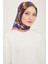 Obje Desenli Twill İpek Eşarp 24Ya9141 80 05 1
