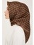 Klasik Desenli Twill İpek Eşarp 24Ya9152 85 34 3