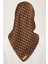 Klasik Desenli Twill İpek Eşarp 24Ya9152 85 34 4