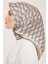 Klasik Desenli Twill İpek Eşarp 24Ya9149 8 03 3