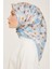Çiçek Desenli Twill İpek Eşarp 24Ya9108 83 83 3