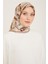 Obje Desenli Twill İpek Eşarp 24Ya9141 80 84 1
