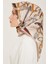 Obje Desenli Twill İpek Eşarp 24Ya9141 80 84 3