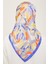 Çiçek Desenli Twill İpek Eşarp 24Ya9140 51 52 4