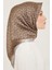 Klasik Desenli Twill İpek Eşarp 24Ya9134 67 38 2