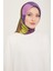 Geometrik Desenli Twill İpek Eşarp 24Ya9148 31 02 1