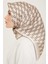 Klasik Desenli Twill İpek Eşarp 24Ya9149 8 36 3