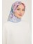 Çiçek Desenli Twill İpek Eşarp 24Ya9127 51 01 1