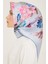 Çiçek Desenli Twill İpek Eşarp 24Ya9127 51 01 3