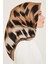 Leopar Desenli Twill İpek Eşarp 24Ya9155 04 2