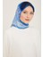Çiçek Desenli Twill İpek Eşarp 24Ya9100 87 87 1