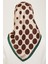 Geometrik Desenli Twill İpek Eşarp 24Ya9156 86 80 4