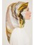 Soyut Desenli Twill İpek Eşarp 24Ya9102 52 36 2