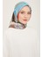 Geometrik Desenli Twill İpek Eşarp 24Ya9147 36 05 1