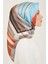 Geometrik Desenli Twill İpek Eşarp 24Ya9147 36 05 2