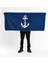 Sailor Navyblue / Çapa Marin Polar Şal 1