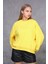 Fancy Kadın Bisiklet Yaka Yumuşacık İçi Pamuklu Oversize Basic Kalın Sweatshirt 1