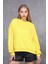 Fancy Kadın Bisiklet Yaka Yumuşacık İçi Pamuklu Oversize Basic Kalın Sweatshirt 2