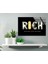 Rich Dolar Cam Duvar Tablosu 4