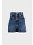 J71 Yırtık Detaylı Yüksek Bel Kot Short Bayan Short 3DYJ71 Y16EZ 1500 5