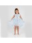 AHENGİM KIZ ÇOCUK ELBİSE KIZ ELBİSE KUYRUKLU DANTELLİ AK2208 4