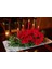 Yapay Çiçek Atatürk Çiçeği Kırmızı Demet Kadife Dokulu Christmas Flower 5