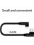 25CM USB Tip C Kısa Hızlı Şarj Kablosu Çift Dirsek 90 Derece USB C Mikro USB Veri Kablosu iphone Için Tüm Akıllı Telefonlar (Yurt Dışından) 5
