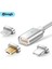 Elough E04 Manyetik Kablo iPhone 8 Poco X3 Xiaomi Mikro USB C Tipi Kablo Hızlı Şarj Cep Telefonu Mıknatıslı Şarj Cihazı USB Kablosu (Yurt Dışından) 1
