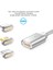 Elough E04 Manyetik Kablo iPhone 8 Poco X3 Xiaomi Mikro USB C Tipi Kablo Hızlı Şarj Cep Telefonu Mıknatıslı Şarj Cihazı USB Kablosu (Yurt Dışından) 2