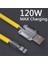 120W 6A Süper Hızlı Şarj C Tipi Sıvı Silikon Kablo Hızlı Şarj USB Kablosu Xiaomi Huawei Samsung Piksel USB Kalın Veri Hattı (Yurt Dışından) 1