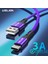 Uslıon 3A 3 M USB C Tipi Kablo Xiaomi Redmi Için Not 10 Hızlı Telefon Şarj Kablosu USB C Kablosu Huawei P40 Mate 30 Tip C Şarj Cihazı (Yurt Dışından) 1