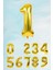 Gold Rakam Folyo Balon Büyük Boy Gold Sayı Balonlar 100CM 40INÇ 1 1
