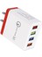 4 USB Bağlantı Noktası 15W 3.1A Evrensel Cep Telefonu Şarj Cihazı Abd Plug Seyahat Şarj Başlığı Indüksiyon Şarj Cihazı Akıllı Telefon Için Telefon Adaptörü (Yurt Dışından) 1