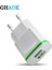 Ab Tak 2 Port LED Işık USB Şarj Aleti 5 V 2A Duvar Adaptörü Cep Telefonu Mikro Veri Şarj iPhone iPad Samsung 4.8 (Yurt Dışından) 2