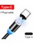 LED Manyetik USB Kablosu Hızlı Şarj Tipi C Kablo Mıknatıs Şarj Cihazı Veri Şarj Cro USB Kablosu Cep Telefonu Kablosu (Yurt Dışından) 4