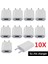 10 Adet/grup Abd/ab Tak 5 V 1A Ac USB Şarj Duvar Güç Adaptörü Samsung Için iphone Htc Huawei Xiaomi Cep Telefonu Şarj Cihazı (Yurt Dışından) 1